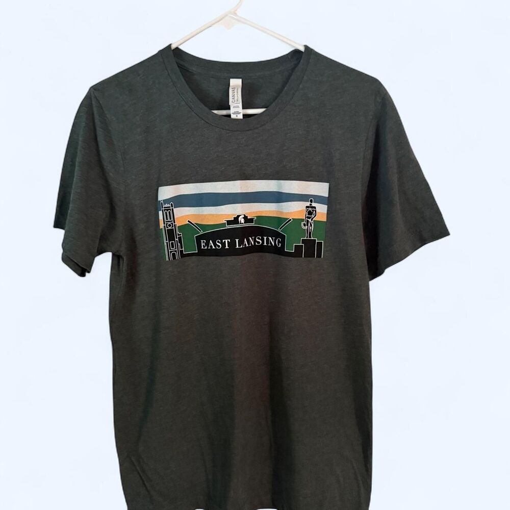 Bella+Canvas East Lansing Michigan Graphic Tee - Unisex M